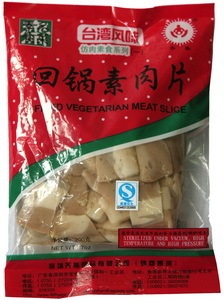  齐善素食回锅素肉片 台湾风味 私房菜斋菜素菜仿荤素食品魔芋制品