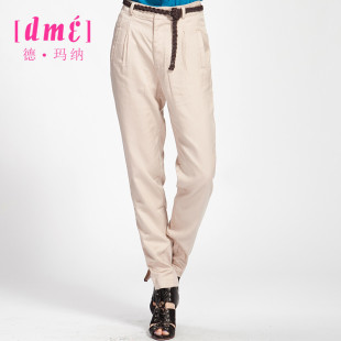 2011秋装新品 德玛纳明星大S同款天丝铅笔裤子
