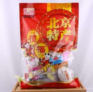  北京特产 零食 御食园 果味茯苓夹饼500g 精装 15口味混合 2件包
