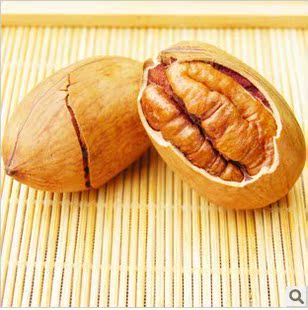  坚果炒货零食 山园子 美国山核桃长寿果碧根果225g/罐