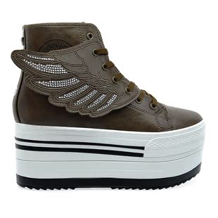 Lead women's wings of  Angel Wings II shoe loose cake 2NE1 elevated high casual shoes high 9cm