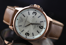 ARMANI (Armani).  hombres temperamento sencillo reloj de pulsera AI-006A.  Blanco
