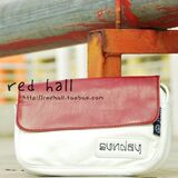 red hall.这款颜色我最爱，够干净，美死了。休闲迷你包，go