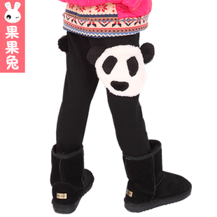  童装男童女童打底裤秋冬款 加厚加绒棉儿童宝宝棉裤打底裤