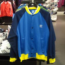 代购 推荐 阿迪达斯adidas三叶草 陈冠希老师MV棒球衫外套P01498