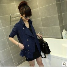 淘宝网2011秋季新品韩版女装时尚 浪漫欧式复古 高端面料韩版收腰女风衣