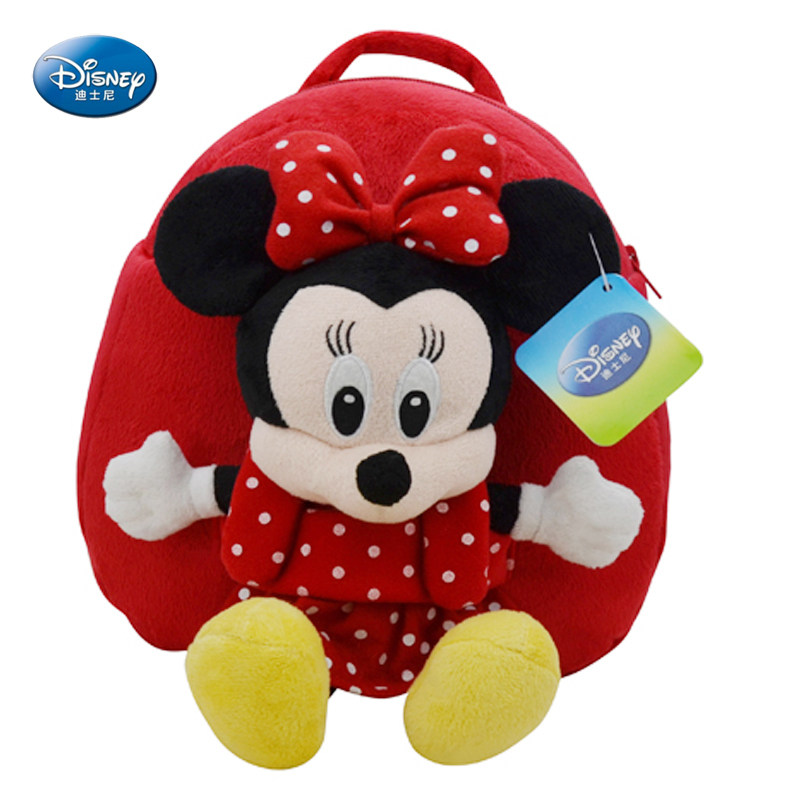 Disney International Children ' s Day gift authentic baby cute Minnie cartoon kindergarten school bags shoulder bags