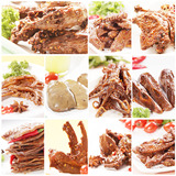 【周黑鸭食品旗舰店】简包全家福,11种简包各一包 零食 特产