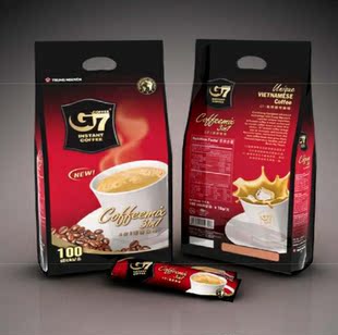  12.12越南中原g7(G7)三合一速溶咖啡粉1600g100小包 特价包邮