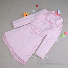 阿依莲正品2012春秋装新款艾菲尔专柜2886淑女修身显瘦风衣大衣