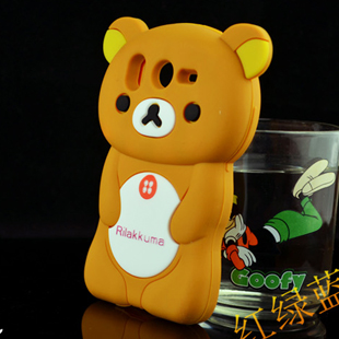 HTC G10手机套 A9191/Desire HD/保护壳 G10立体轻松熊 可爱 包邮