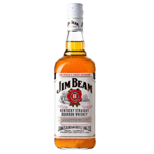  特价洋酒 原装进口正品洋酒 JIM BEAM 白占边波本威士忌750ml