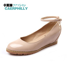 天猫129元【卡芙琳正品】糖果色浅口内增高单鞋女鞋CLD13-5