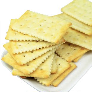  【丁丁特价】无糖食品 毅通小苏打饼干380g 奶盐高钙咸味 零食
