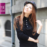 优雅如花 O.SA2011 新 韩版修身长袖打底衫 毛衣 女 SE90905