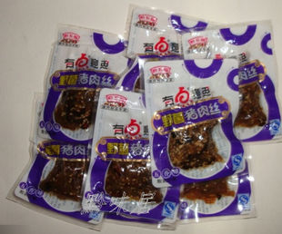  贵州特产 黔五福 有点意思 野菌猪肉丝 五香味 250g 好吃的零食