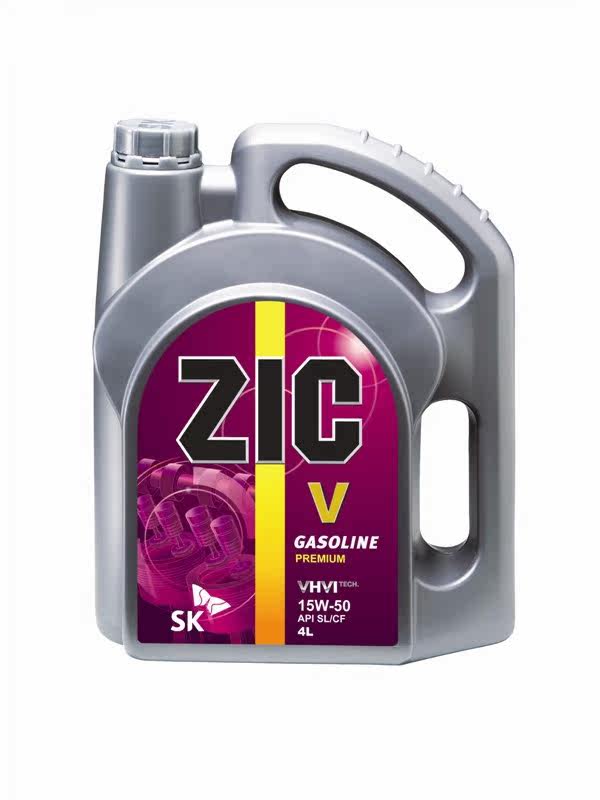 高级汽车润滑油 韩国SK ZIC V吉克 合成性能机油 SL 10W/40机油