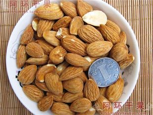  新品秒杀坚果特价美国 大杏仁 巴旦木休闲美味零食口感近原味240g