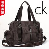 CK男包 2010新款韩版时尚单肩斜挎包 男士休闲包 旅行包2863咖啡