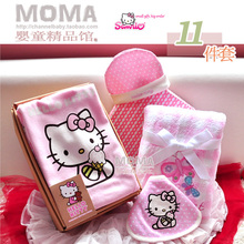 独家包邮★春夏★hello kitty婴儿服装用品礼盒新生儿宝宝满月礼