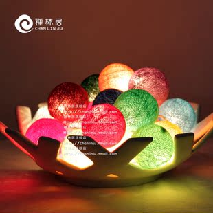  禅林居泰国 彩灯灯饰 彩球灯 线编 泰国灯 酒吧 新春树特惠 包邮