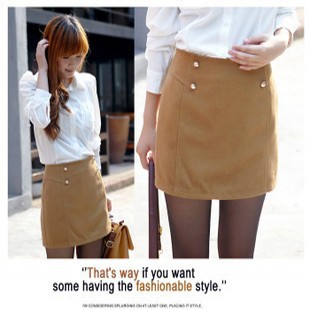 包臀裙短裙秋冬裙子...