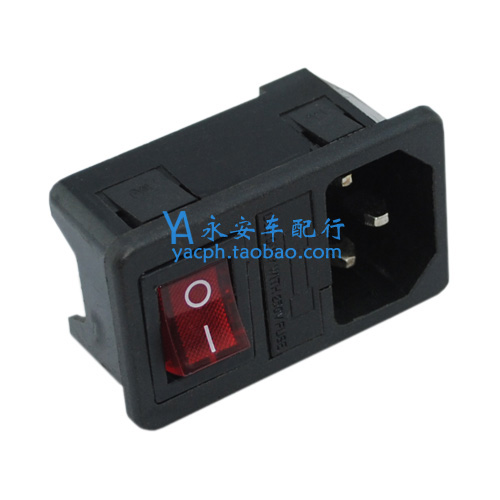 Wing ac220v computer Chassis Mechanics instrument equipment An electric appliance switch source socket Fuse controlin the Electronic/Electrician , Terminal Blocks/Plug , Conversion plugs category - from Buy2taobao.com to provide professional Taobao agent buy service