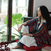 C20 印画原创设计2012新款春装女款<span class=H>斗篷</span>宽松民族风上衣短外套阿卡