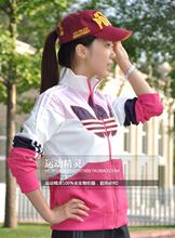专柜正品adidas三叶草外套女款卫衣阿迪达斯外套上衣运动服运动衣