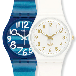 专柜正品斯沃琪 swatch 手表 2013 男表女表游艇假期 gn234 gw164
