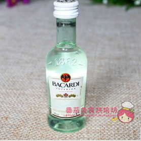  [番茄美食烘焙]百加得白朗姆酒 50ml 原装 提拉米苏必备