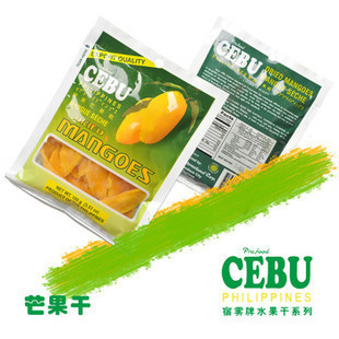  五皇冠正品 菲律宾 宿雾牌CEBU 宿务芒果干 顶级芒果干 100g