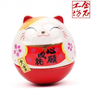New products 31.9 element!Stone Workshop Fortune cat Decoration birthday Wish achievement Tumbler Blessing 53207in the Home accessories , Decorative items , Lucky Cat category - from Buy2taobao.com to provide professional Taobao agent buy service