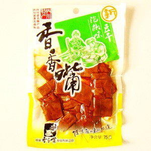 四川特产/休闲零食 豆干系列 香香嘴豆干泡椒味75(80)g