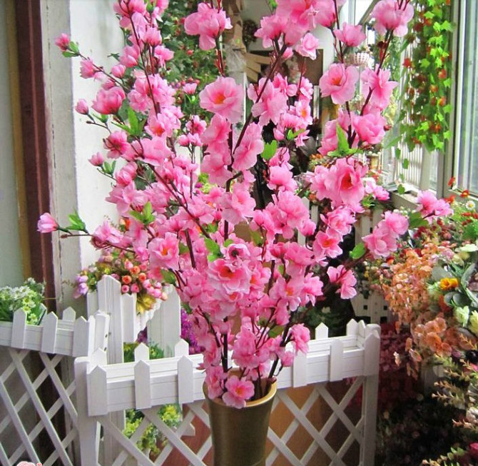 桃花櫻花梅花仿真高枝仿真花絹花假花花草植物裝飾樹枝藤條園藝在類目 鮮花速遞/花卉仿真/綠植園藝, 仿真花/綠植/蔬果成品(新), 仿真花中 - 來自Buy2taobao.com提供專業的淘寶代購服務