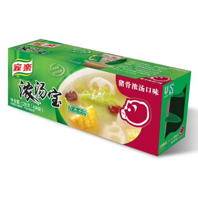 【天猫超市】家乐 浓汤宝（猪骨浓汤口味）浓汤汤底 4X32g/盒