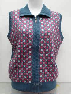 2012秋装冬新品针织<em>中老年</em>马甲<em>女毛衣</em>背心居