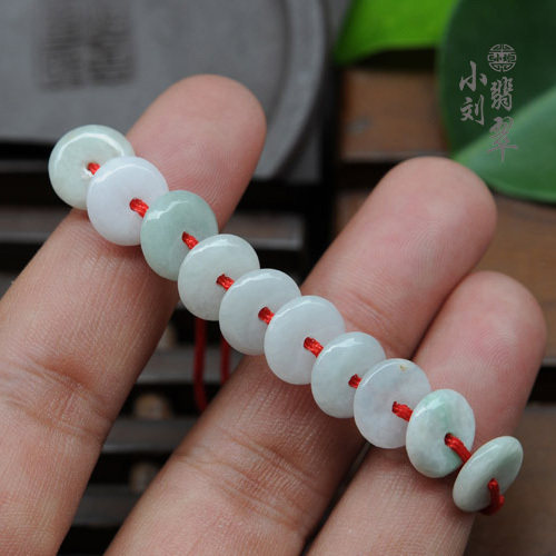 小刘<span class=H>翡翠</span>天然玉石手链/玉石<span class=H>平安</span><span class=H>扣</span>手链/天然a货编织<span class=H>平安</span><span class=H>扣</span>手链