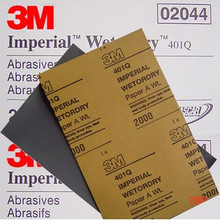 正品3M 皇牌砂纸 2000目 汽车补漆专用砂纸 2000号水砂纸 单片装