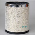 『金色祥云』双层垃圾桶 家用 时尚 皮革 垃圾筒 客厅 品味首选