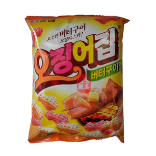 皇冠特价促销 韩国零食 韩国膨化食品 农心鱿鱼膨化片55克