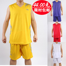 李宁nba cba灌篮高手篮球衣 热火 篮球服套装 正品男款训练服包邮