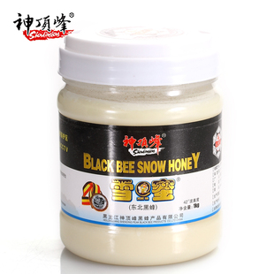  神顶峰 黑蜂雪蜜 优质成熟蜜 雪蜜 优质成熟椴树蜂蜜1000g