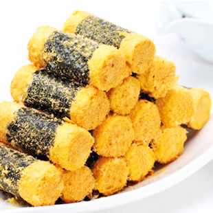  澳门特产 百年老字号 楷记紫菜肉松鸡蛋卷(紫菜口味)240g