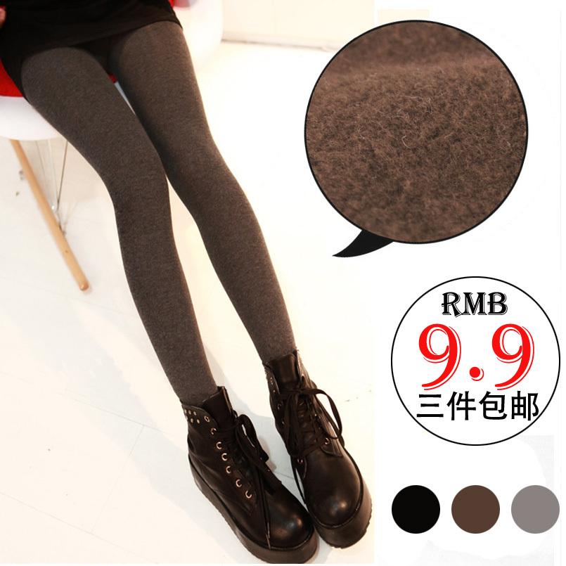 天鹅绒拉绒加绒超弹女裤袜...