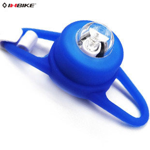 INBIKE[P031] second generation silicone frog lamp warning car tail light wind  wheel of fire helmets bicycle headlight colorful