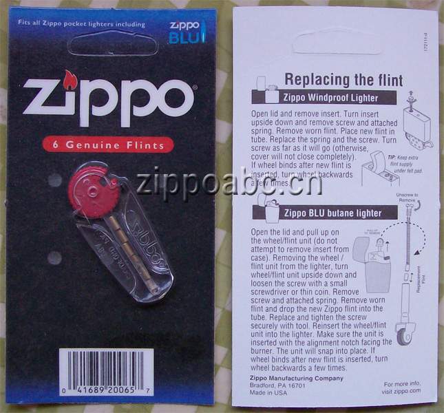 正品全新美國原裝ZIPPO火石煤油打火機用 1包6顆在類目 ZIPPO/瑞士軍刀/眼鏡, 品牌打火機及配件, ZIPPO/芝寶中 - 來自Buy2taobao.com提供專業的淘寶代購服務