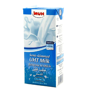  【天猫超市】德国知名品牌 原装进口 MUH牧牌 减脂纯牛奶1L/盒