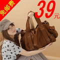 2011韩版女包新款大容量单肩包斜挎包通勤包大包包大容量 免邮