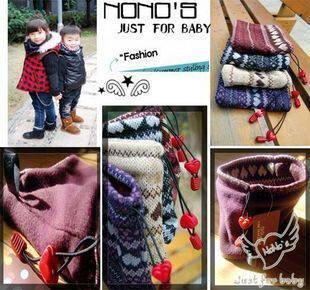 NONOS 爱心 雪地感多色围脖/围巾/帽子/围脖帽